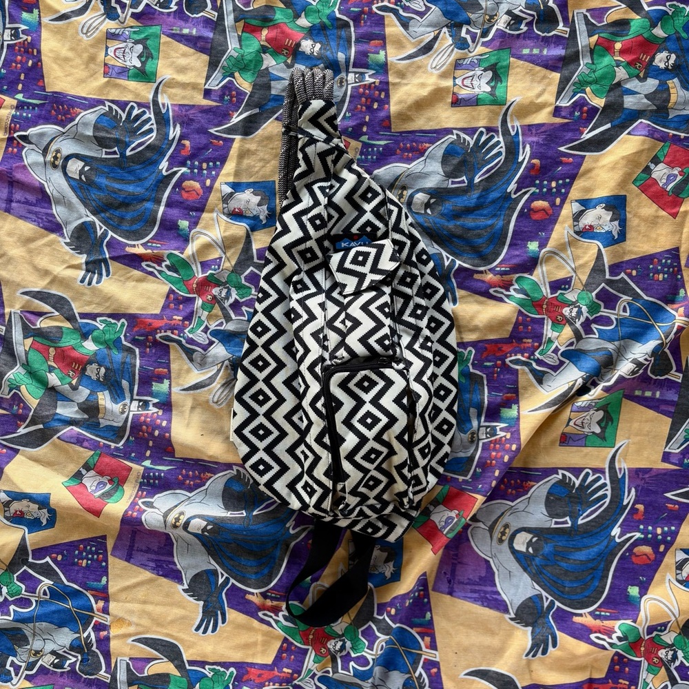 KAVU Geometric Rope Sling Bag